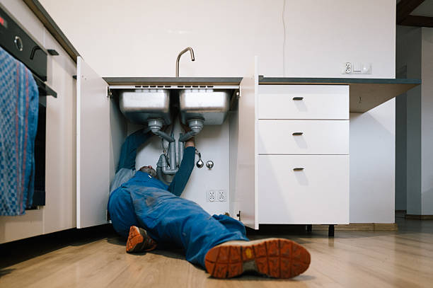 Professional Plumbing technician working in Camp Dennison, OH